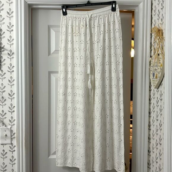 Salty Lemon Size Large Beach pants/cover-up pants YOUR CHOICE: Black OR … - Picture 1 of 10